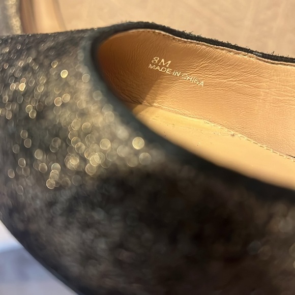 LINEA Paolo Bellini Pointed Toe Low Block Heel Bronze Metallic Suede Gold Black - Picture 9 of 10